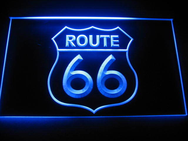 Route 66 LED Neon Sign